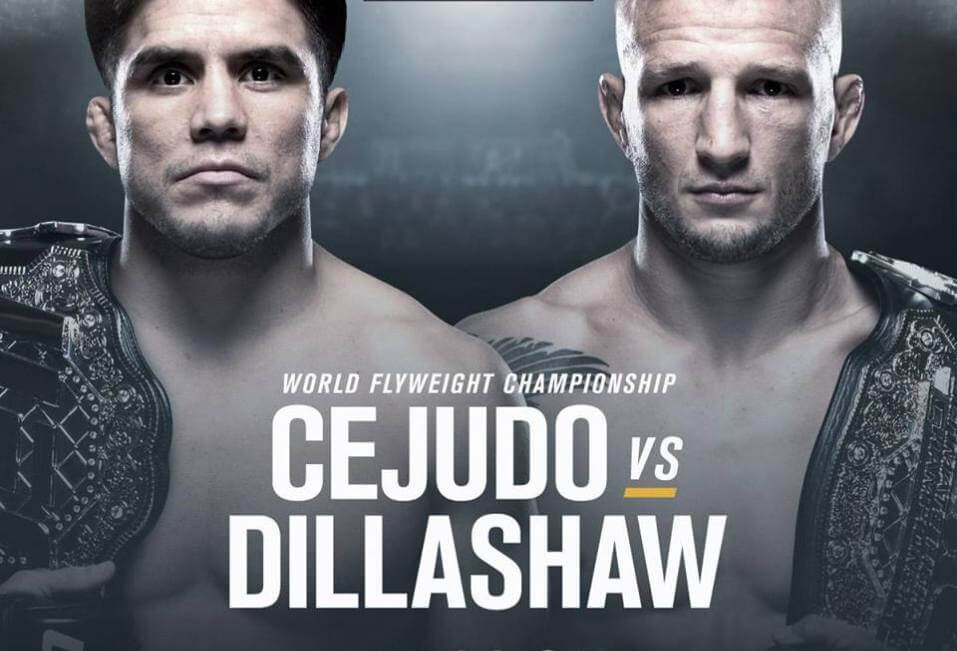 Watch UFC Fight Night 143: Cejudo vs Dillashaw 1/19/19
