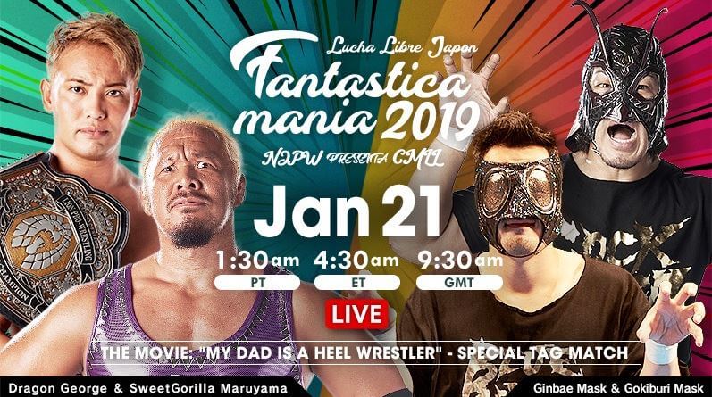 Watch NJPW CMLL Fantastica Mania 2019 Day 8 1/21/19