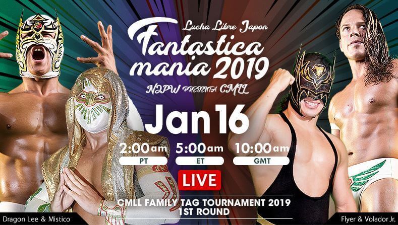 Watch NJPW CMLL Fantastica Mania 2019 Day 5 1/16/19