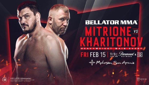 BELLATOR 215: MITRIONE VS. KHARITONOV Full Fight Replay