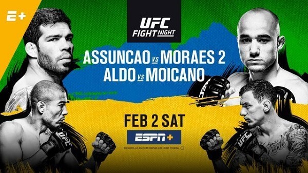 UFC FightNight 144 Assuncao vs Moraes 2 2/2/19