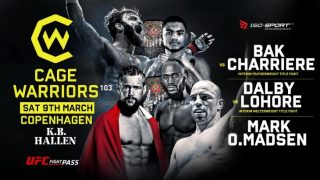 Cage Warriors 103: Dalby vs. Lohore