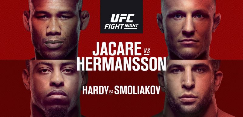 Watch UFC FIGHT NIGHT 150: Jacare vs. Hermansson 04/27/2019 PPV Full Show