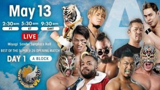 Watch NJPW Best of the Super Jr26 2019: Day 1 5/13/19
