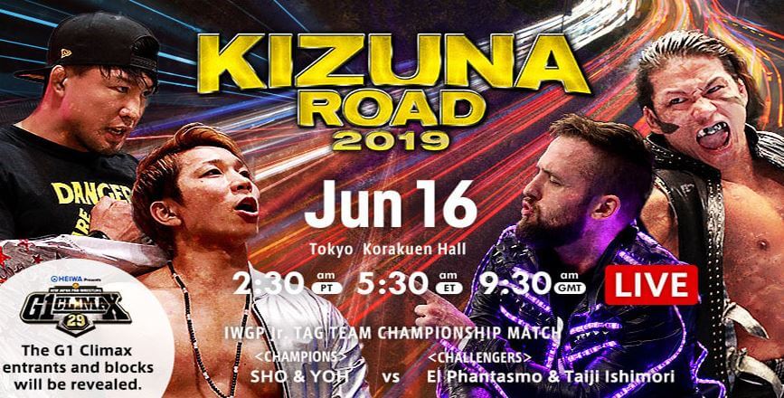 Watch NJPW Kizuna Road 2019: Day1 6/16/19