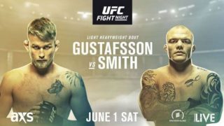 Watch UFC Fight Night 153: Gustafsson vs. Smith 6/1/19 PPV Full Show