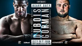 Watch Boxing: Daniel Dubois vs Nathan Gorman 7/13/19