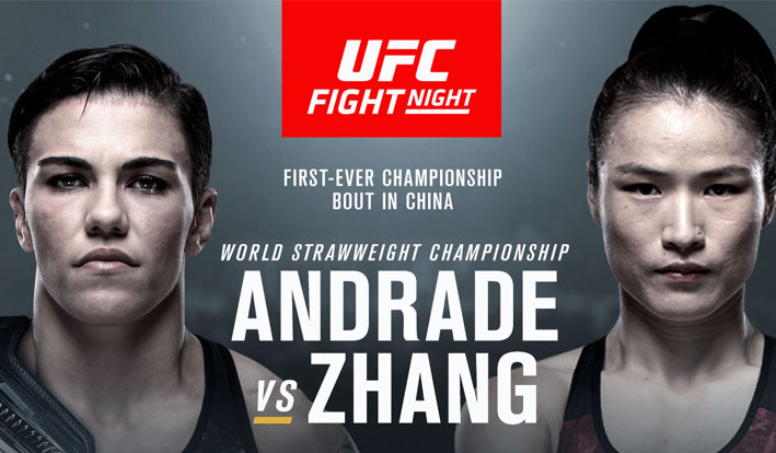 Watch UFC Fight Night 157: Andrade vs. Zhang 08/31/2019 PPV Full Show