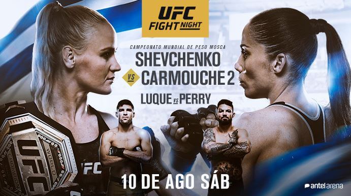 Watch UFC Fight Night 156: Shevchenko vs. Carmouche 2 8/10/19 PPV FUll Show