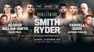 Callum Smith vs. John Ryder 2019