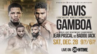 Pascal vs Jack & Davis vs. Gamboa 12/28/19