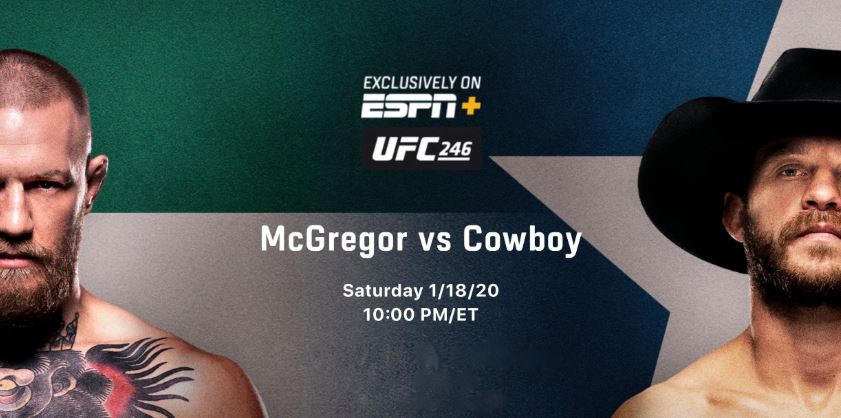 UFC 246 McGregor vs. Cowboy Full Fight Replay