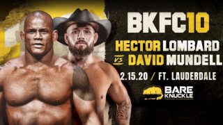 Bare Knuckle FC BKFC 10: Lombard vs. Mundell 2/15/2020 PPV Live