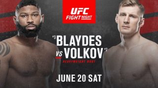 Watch UFC on ESPN Blaydes vs. Volkov 6/20/20Full Show Online