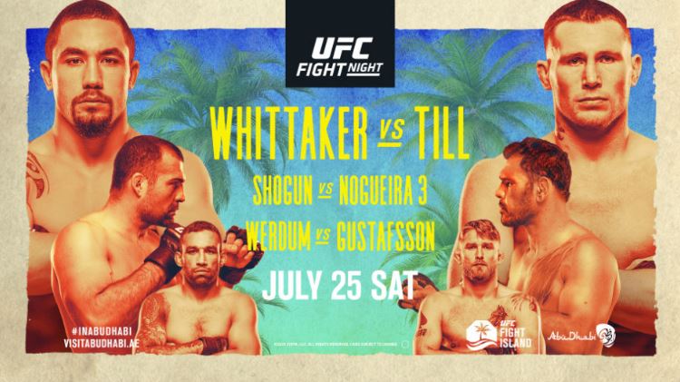 UFCFightIsland3: Whittaker vs Till Full Fight Replay