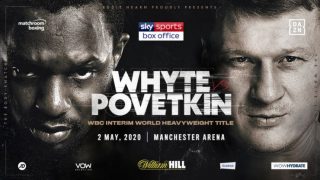 Whyte vs Povetkin 2020 8/22/20