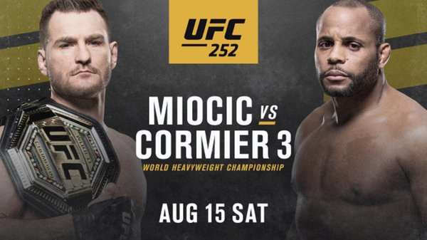 UFC252: Miocic vs Cormier 3 III Full Fight Replay