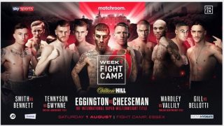 Watch Eggington vs Cheeseman 8/1/20 Live Full Show Online