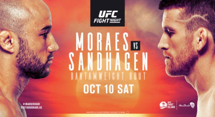 Watch UFC Fight Night 179: Moraes vs. Sandhagen 10/10/20 Full Show Online