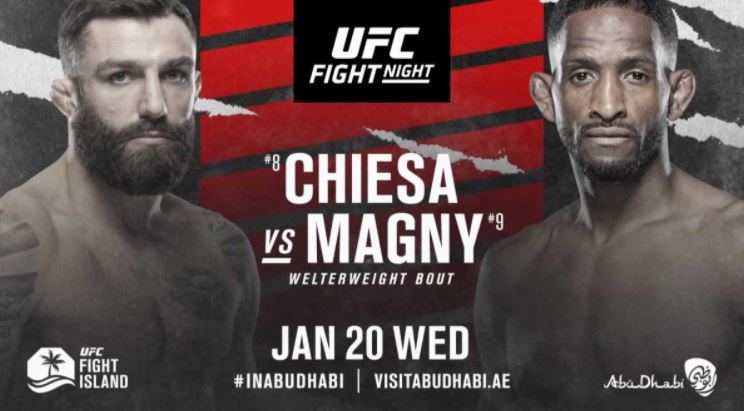 Watch UFC Fight Night: Chiesa vs. Magny 1/20/21