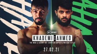 Watch BT Fight Night: Khademi vs Ahmed 2/27/21