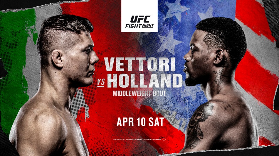 Watch UFC Fight Night: Vettori vs. Holland 4/10/21