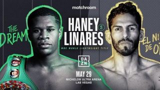 Watch Devin Haney vs. Jorge Linares 2021 5/8/21