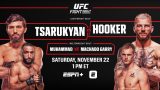 Watch UFC Fight Night: Tsarukyan vs. Hooker 11/22/25 Full Show Online